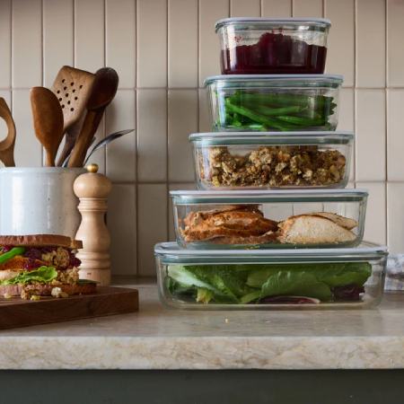 food52 EasyClip Glass Food Storage Boxes