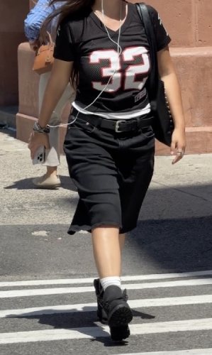 black vintage sports jersey