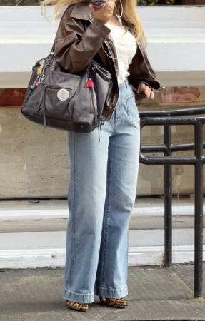 Cary Stretch High Rise Slouchy Wide Leg Jeans