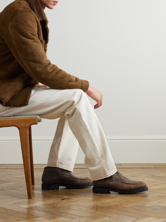 Mr Porter M69 Waxed-Suede Chukka Boots