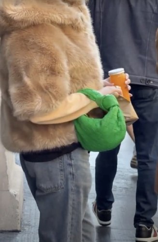 Bottega Veneta Green Leather Jodie