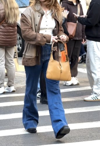 oversized brown coat
