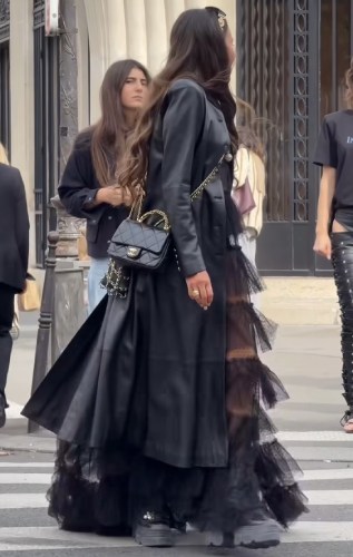 sheer-layered tulle dress